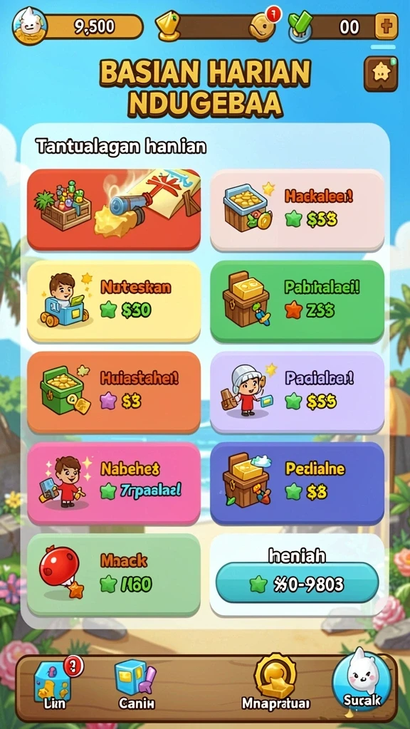 Tampilan utama game 365ZK yang menarik.