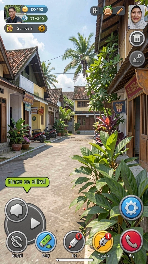 Fitur tantangan harian untuk menambah keseruan.