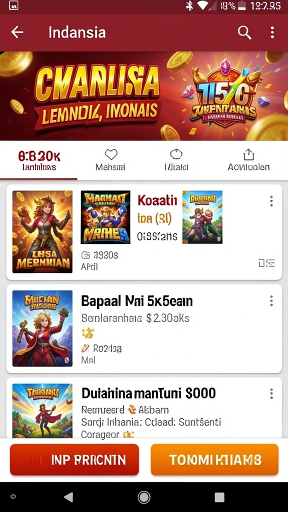 Ragam pilihan permainan yang seru dan menantang.