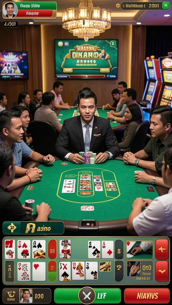 Pengguna dapat berinteraksi dengan pemain lain secara langsung.