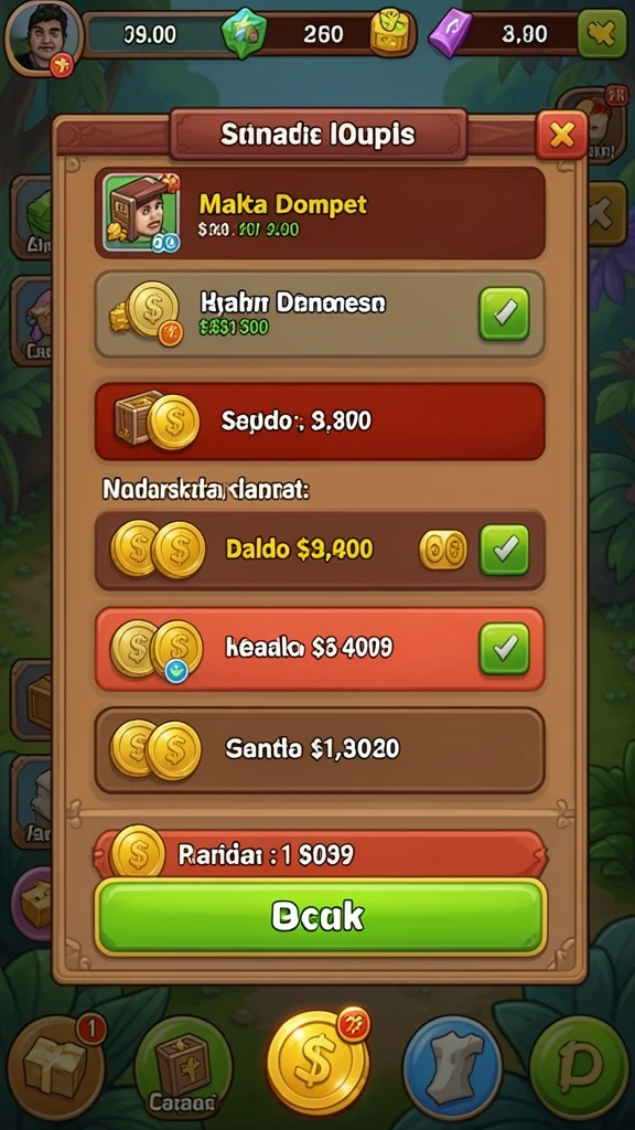 Variasi permainan yang beragam untuk semua kalangan.