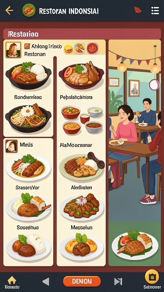 Berbagai karakter menarik untuk dipilih dan dimainkan.