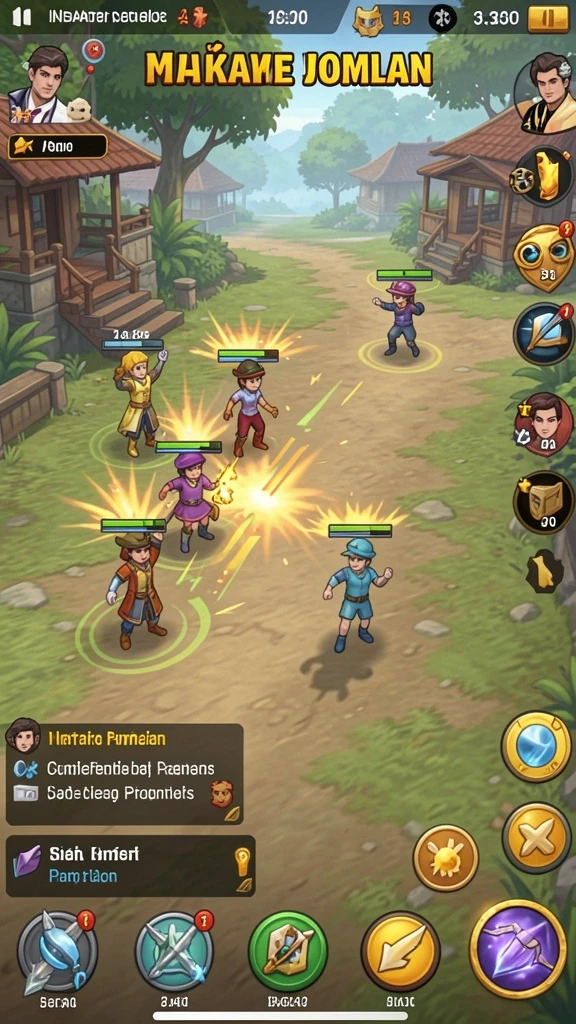 Momen seru saat menyelesaikan tantangan multiplayer.