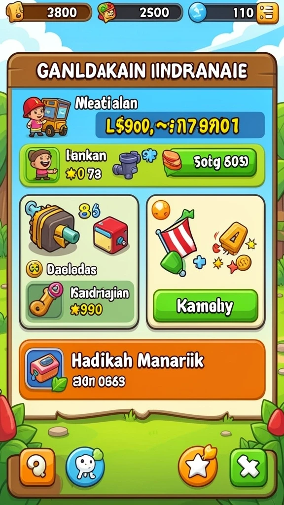 Menampilkan karakter utama dalam pertarungan epik.