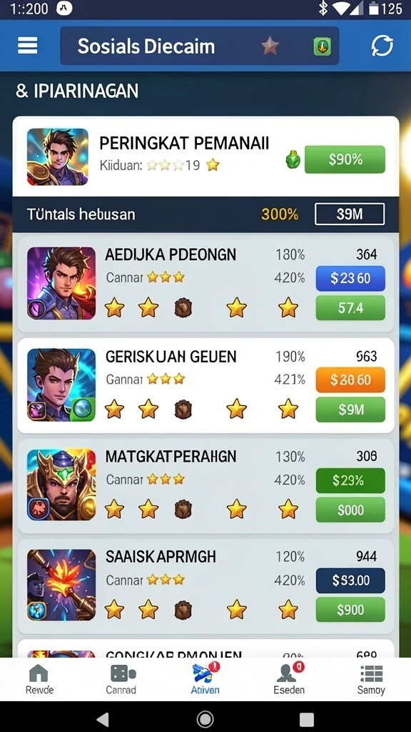 Tantangan seru di setiap level yang dimainkan.