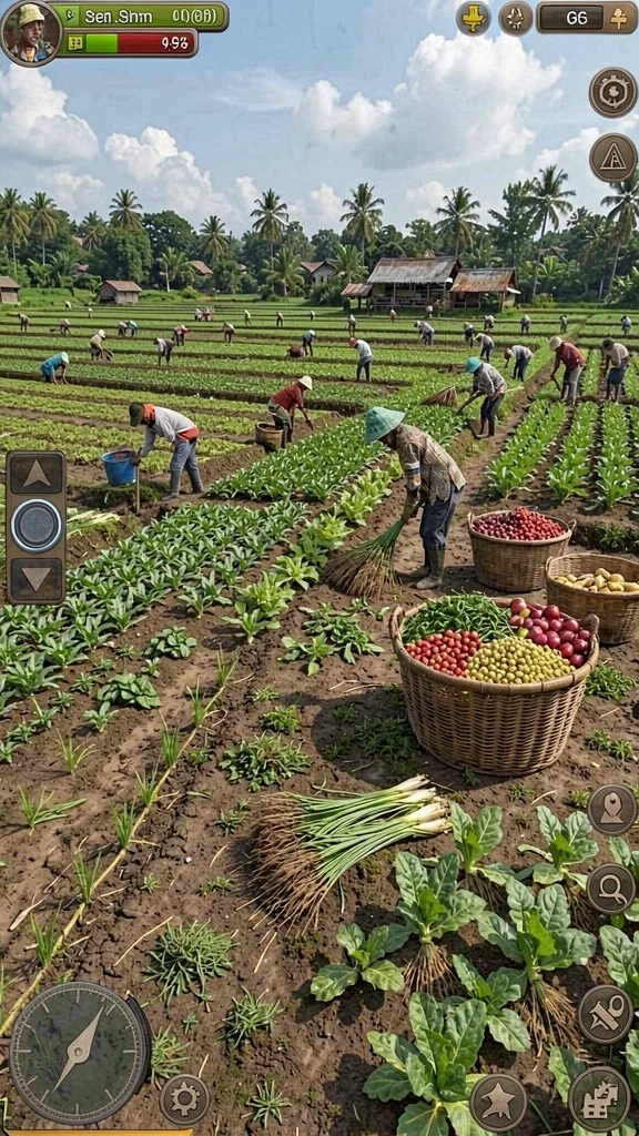 Fitur multiplayer yang memungkinkan interaksi dengan pemain lain.