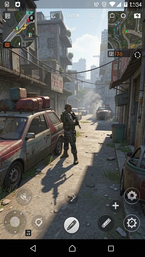 Screenshot dari aksi seru dalam permainan.