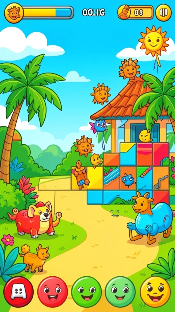 Gambaran dari berbagai mini-game seru yang ada.