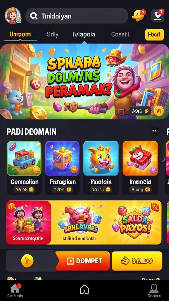 Tampilan antarmuka pengguna yang intuitif dan menarik.