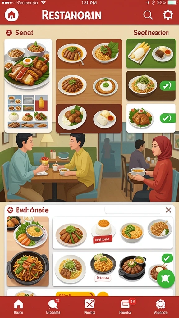 Fitur level yang menantang dan menarik.