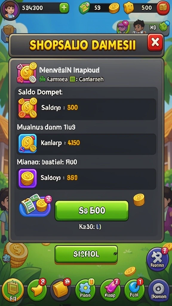 Layar utama FO8 dengan menu navigasi yang intuitif.