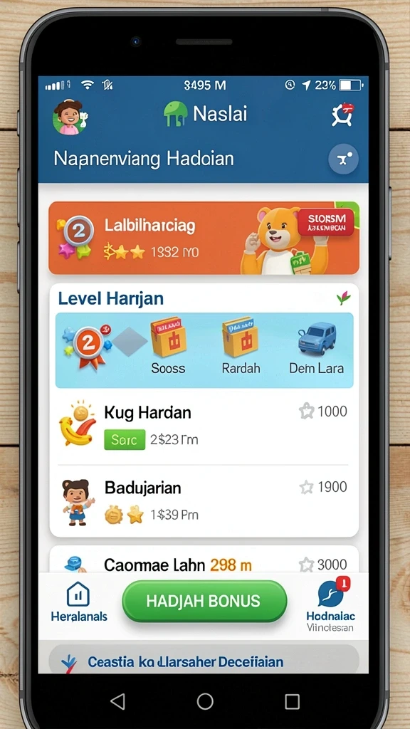 Level baru yang menantang untuk dijelajahi.
