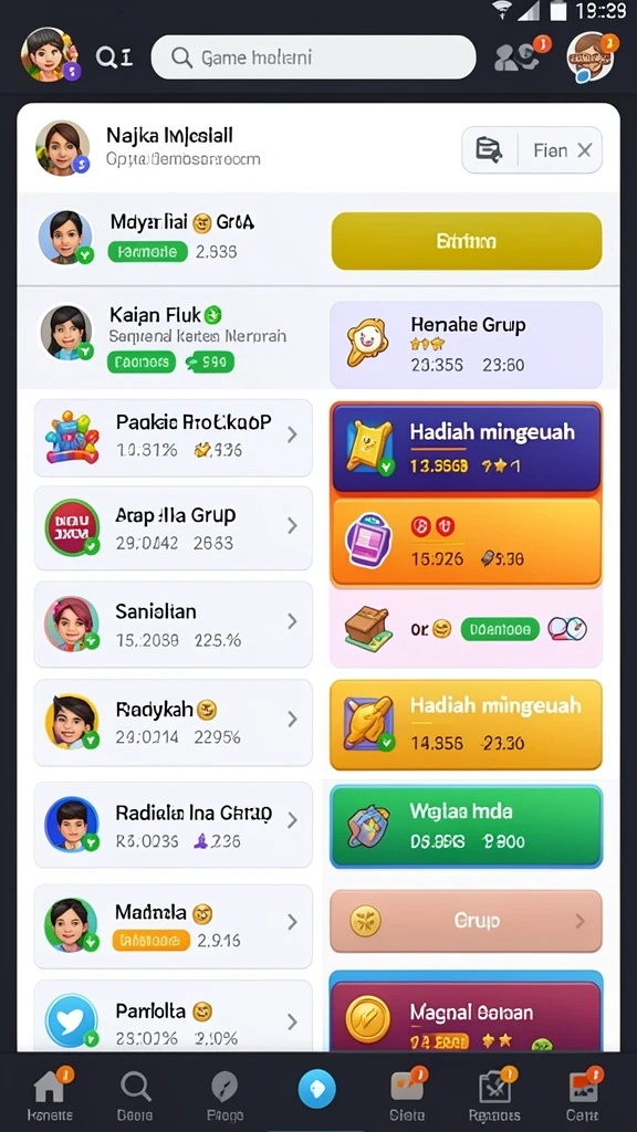 Karakter karakter unik dengan berbagai kemampuan.