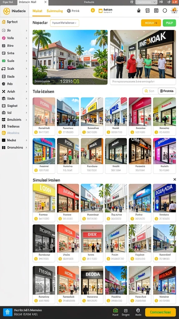 Tampilan antarmuka yang menarik dan user-friendly.