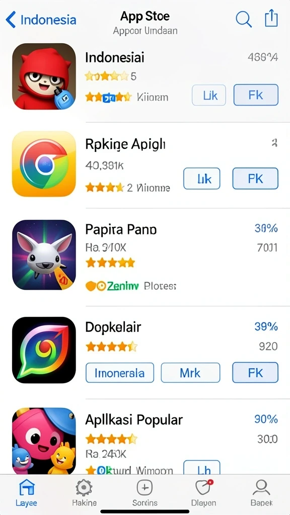 Tampilan antarmuka yang menarik dan intuitif.