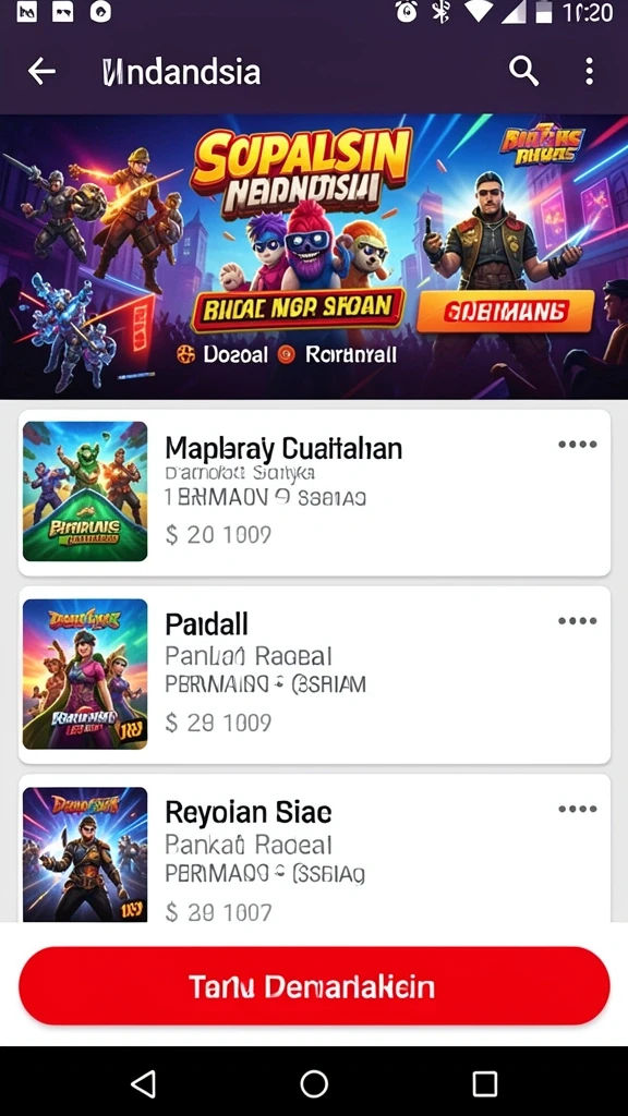 Tangkapan layar dari level baru yang tersedia untuk dijelajahi.