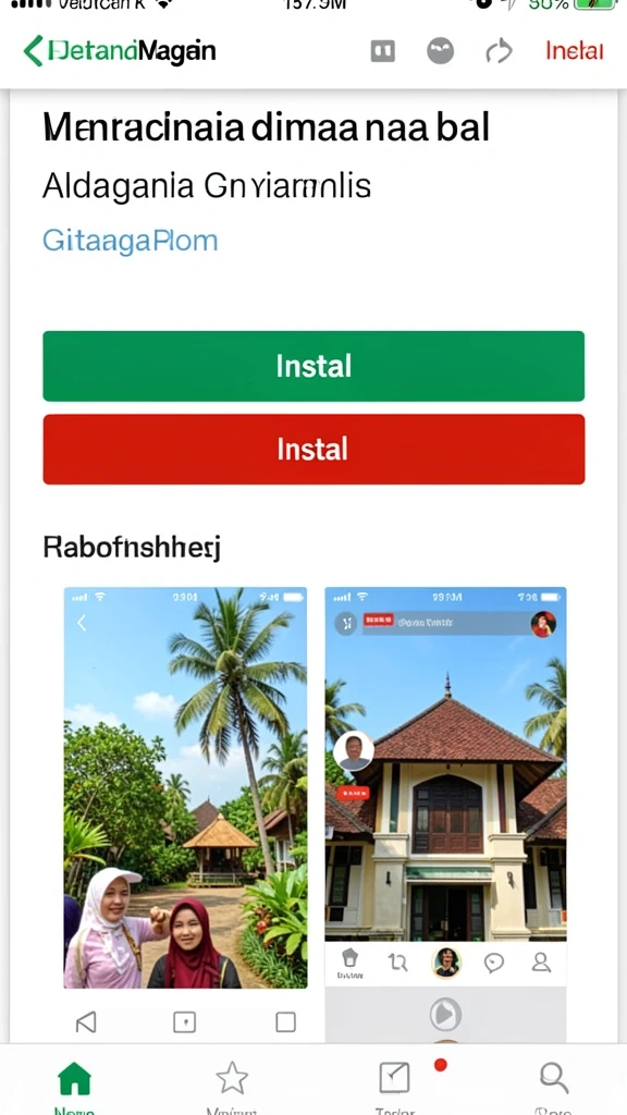 Tampilan antarmuka aplikasi yang bersih dan mudah digunakan.