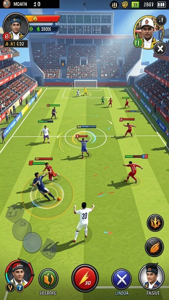 Fitur multiplayer yang memungkinkan bermain bersama teman.