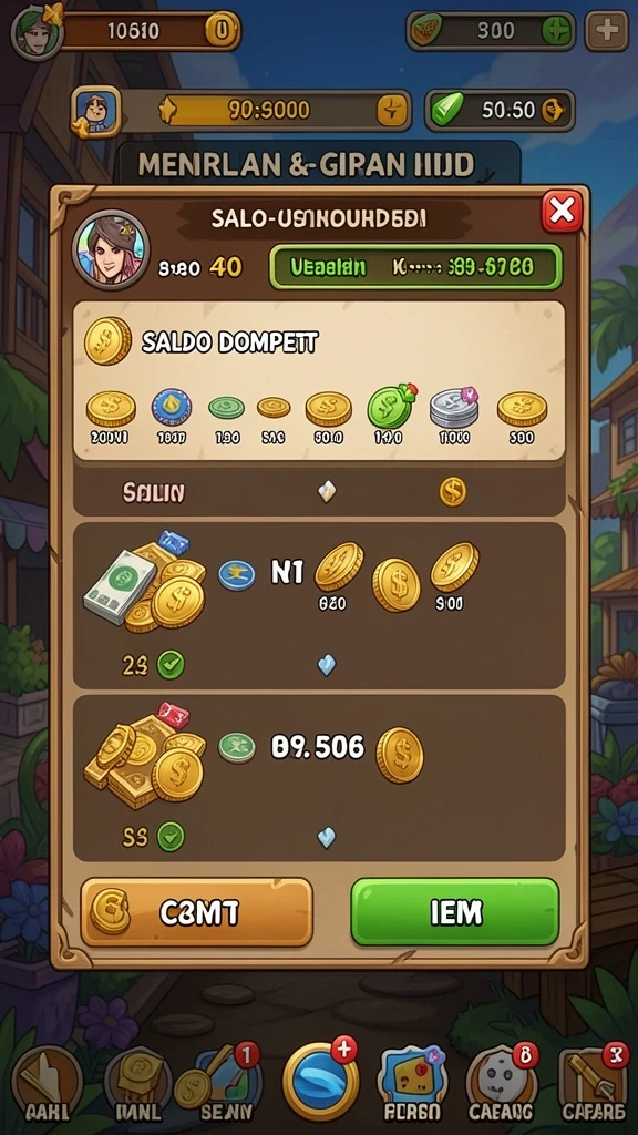 Sistem reward yang menarik dan menguntungkan pemain.