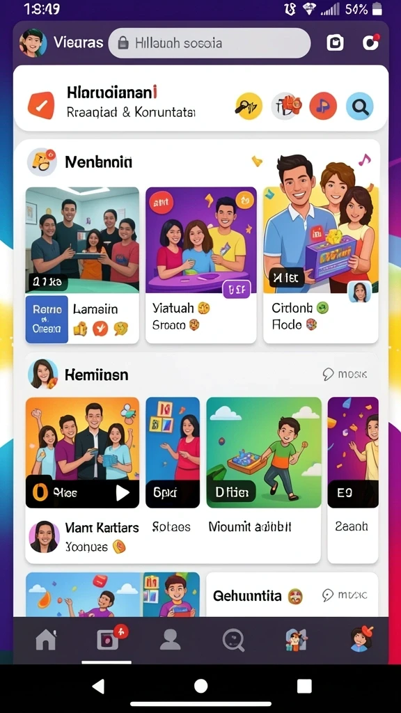Tampilan antarmuka pengguna yang menarik dan mudah digunakan.