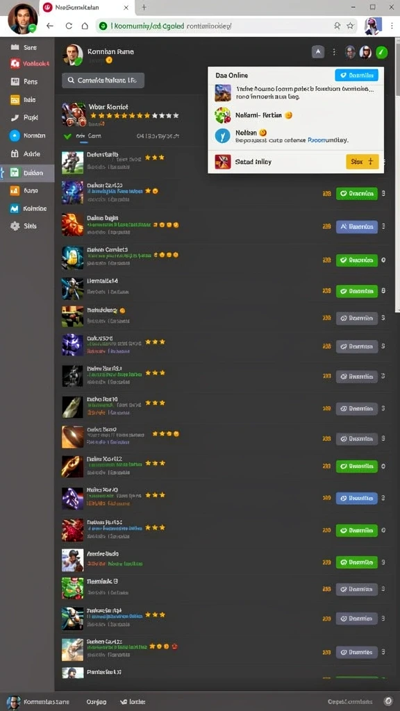 Screenshot aplikasi LAWAS777 menunjukkan tampilan antarmuka yang menarik dan user-friendly.