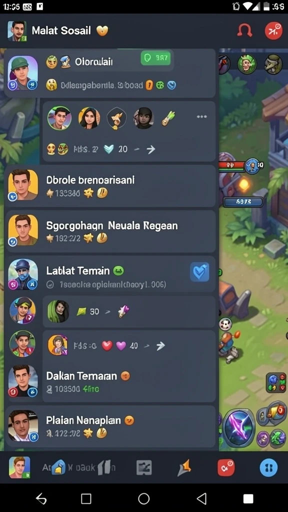 Komunitas aktif membuat permainan lebih interaktif.