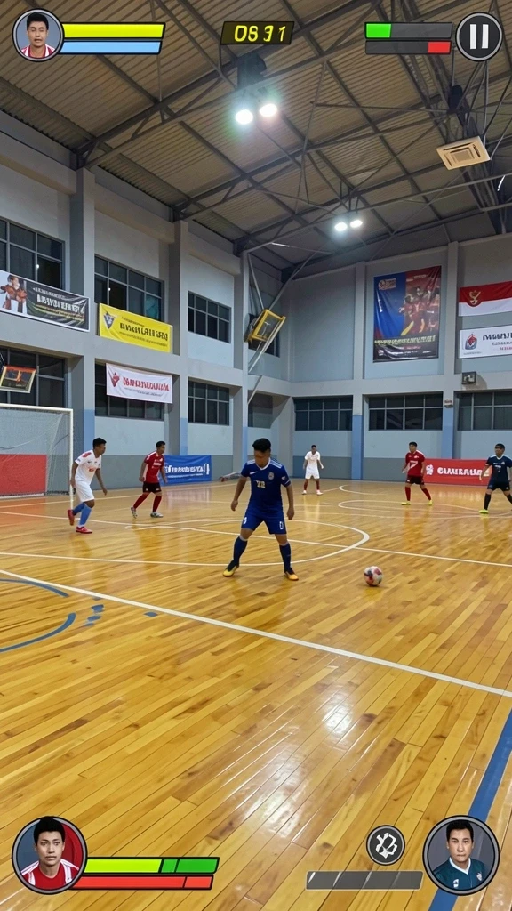 Tampilan grafis yang menarik dan modern.