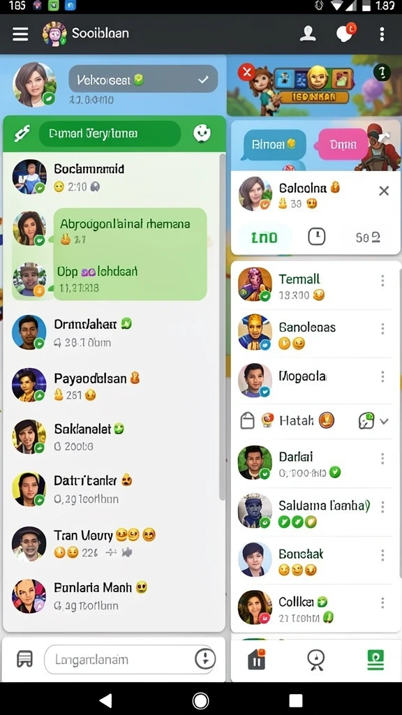 Karakter unik dengan desain yang menawan.