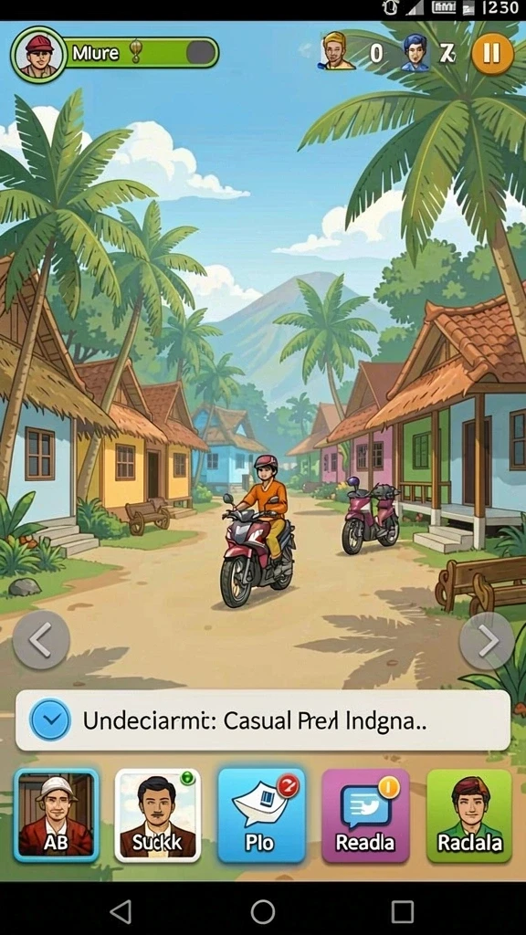 Mode permainan multiplayer yang seru dan kompetitif.