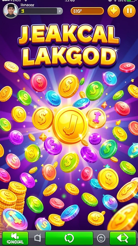 Screenshot menampilkan berbagai pilihan permainan slot.