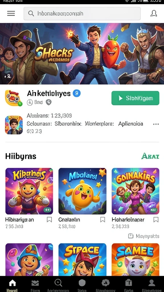 Papan skor yang menunjukkan peringkat pemain secara global.