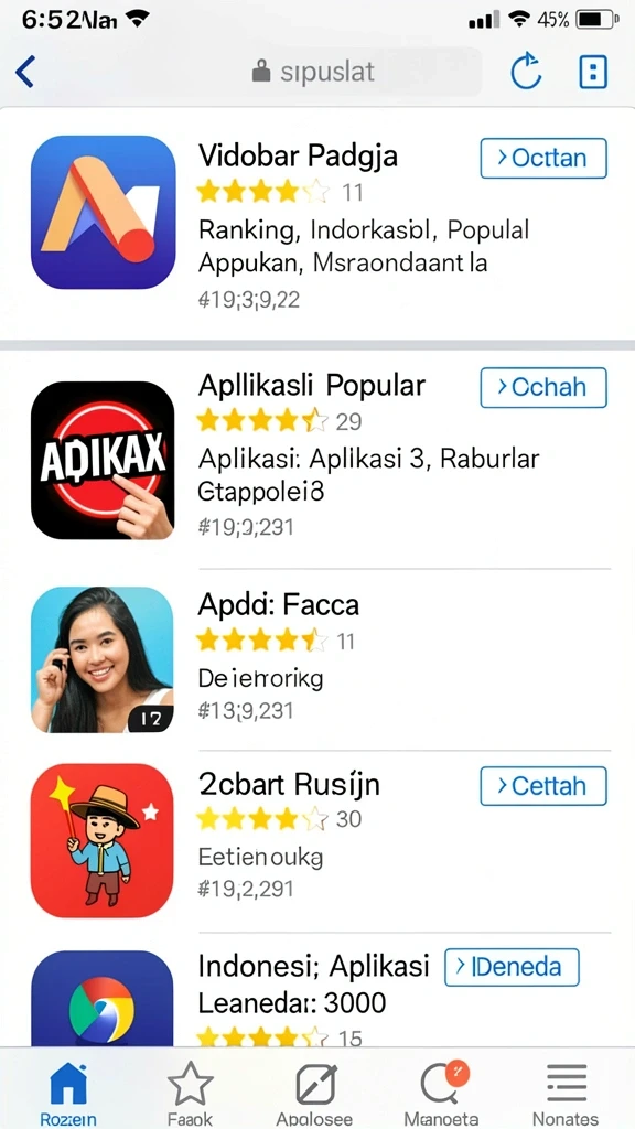 Tampilan antarmuka yang menarik dan intuitif.