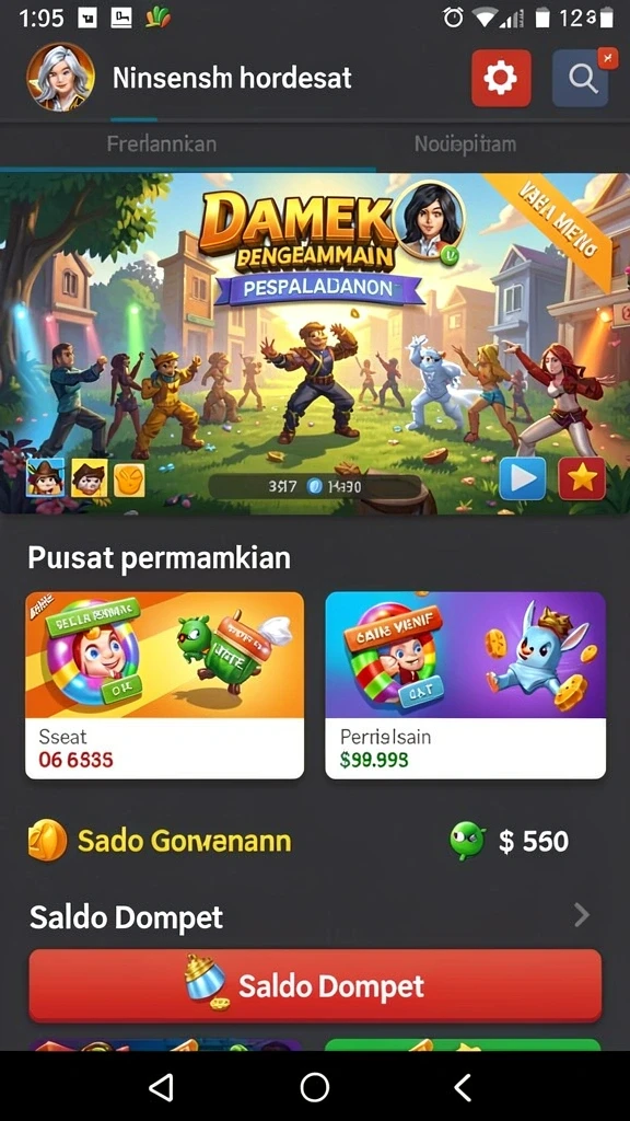 Tampilan menarik dengan grafis berkualitas tinggi.