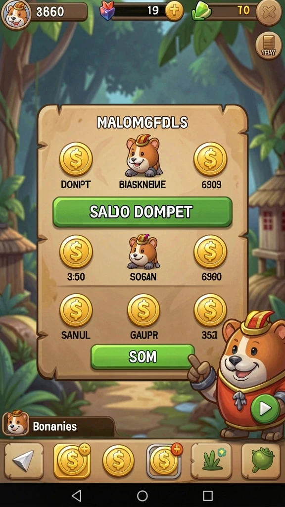 Bonus harian yang menggiurkan bagi para pemain.